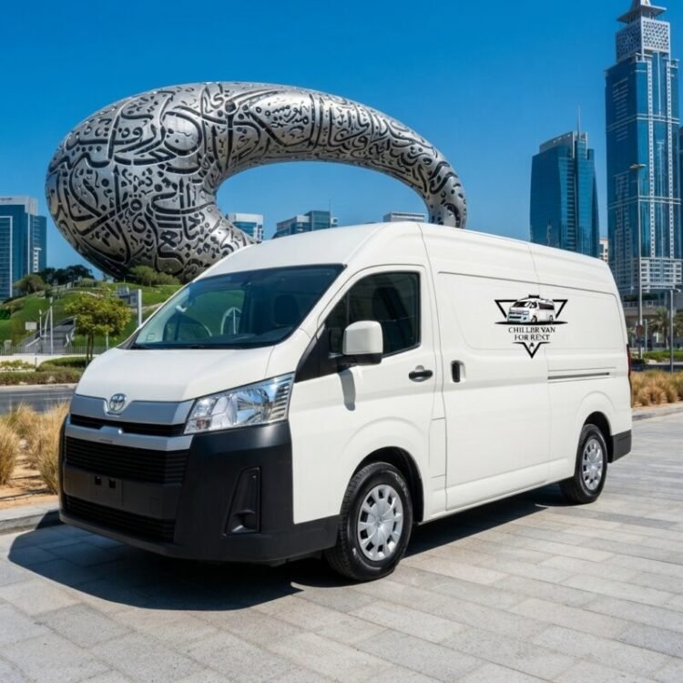High-Roof Hiace Chiller Van Rental Dubai