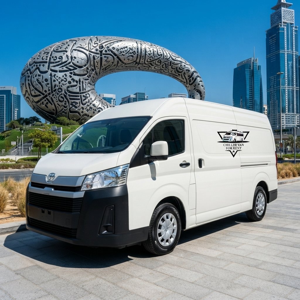 High-Roof Hiace Chiller Van Rental Dubai